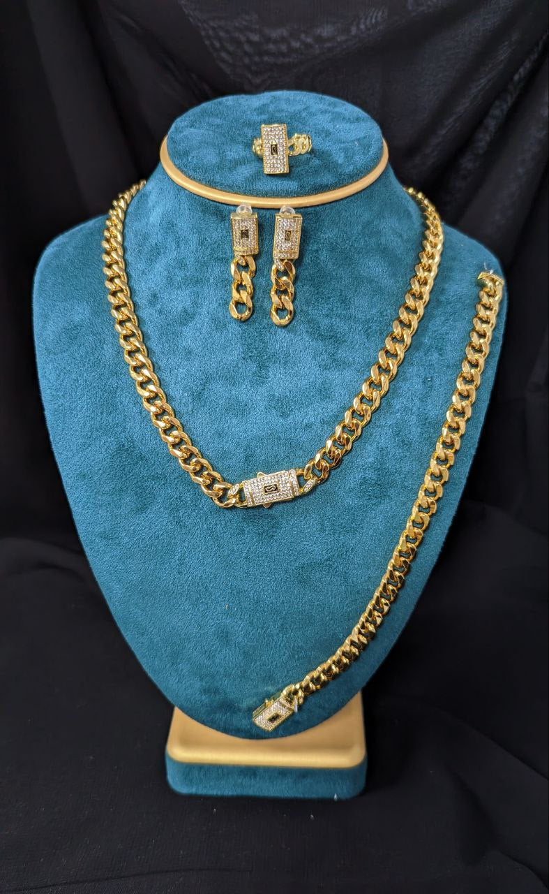 Parure Monaco en plaqué or bijoux by kika