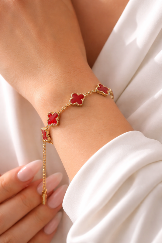 Bracelet Trèfle en acier inoxydable