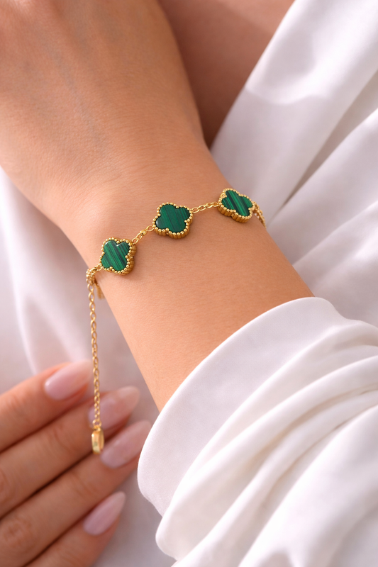 Bracelet Trèfle en acier inoxydable