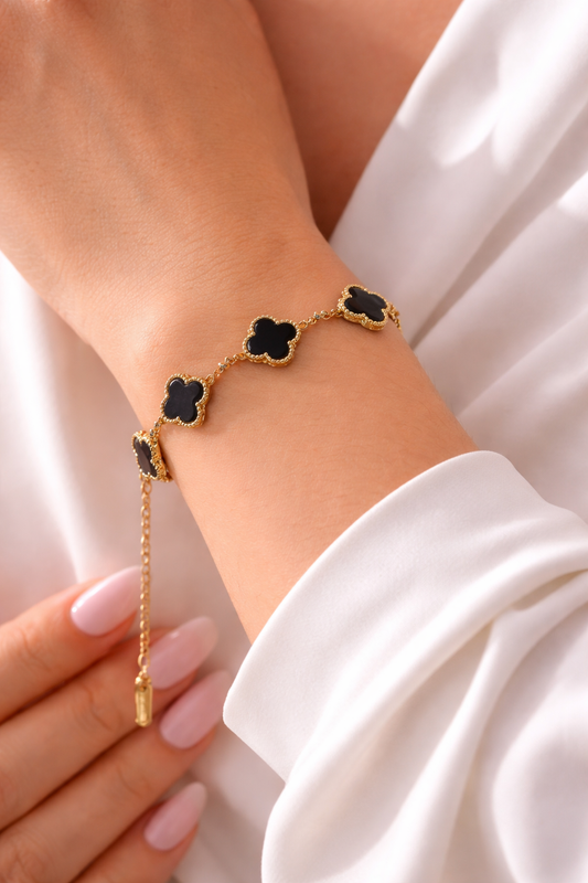 Bracelet Trèfle en acier inoxydable