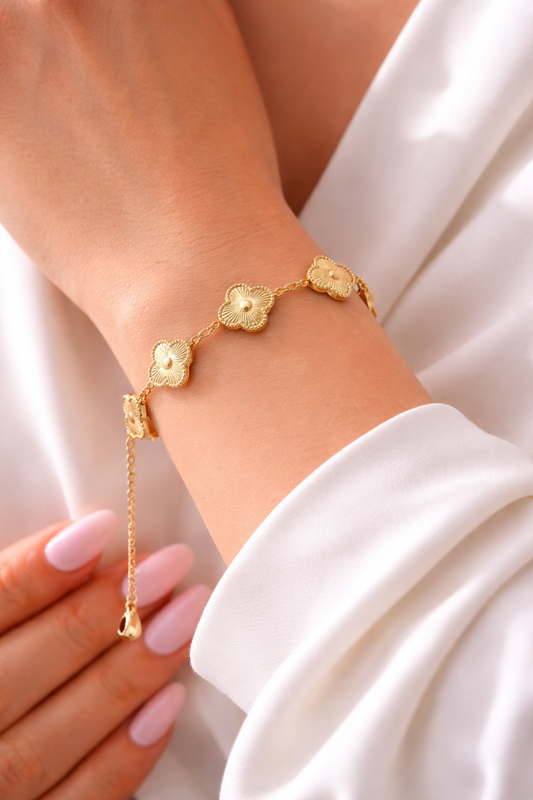 Bracelet Trèfle en acier inoxydable