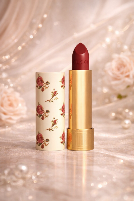 502 Eadie Scarlet, Rouge à Lèvres Voile Gucci