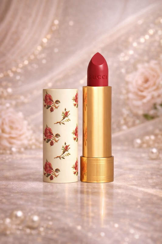 25* Goldie Red, Rouge à Lèvres Voile Gucci