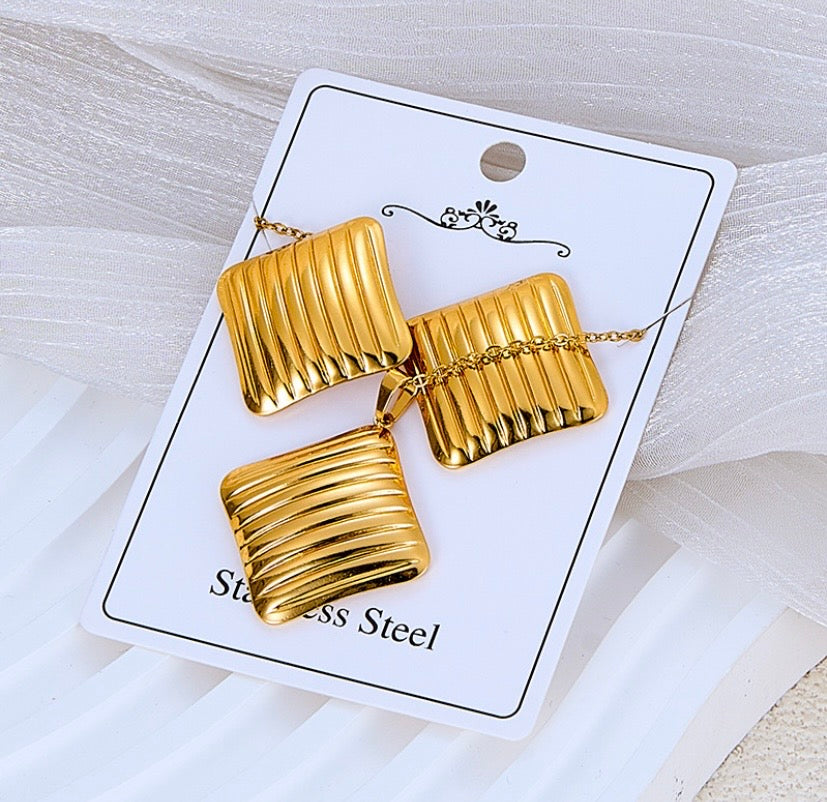Ensemble de bijoux LEYA en acier inoxydable