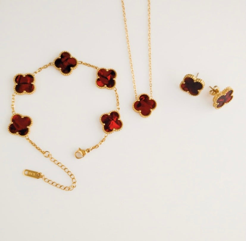 Ensemble de bijoux MEYA en acier inoxydable