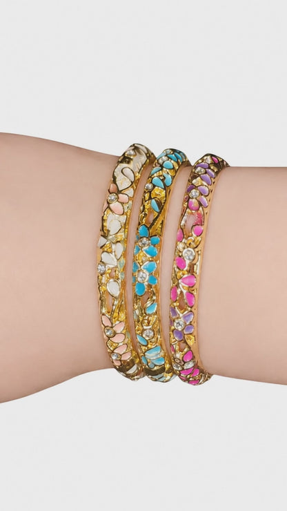 Bracelet Thaïlandais BLEU disponible aussi en ROSE et en VIOLET